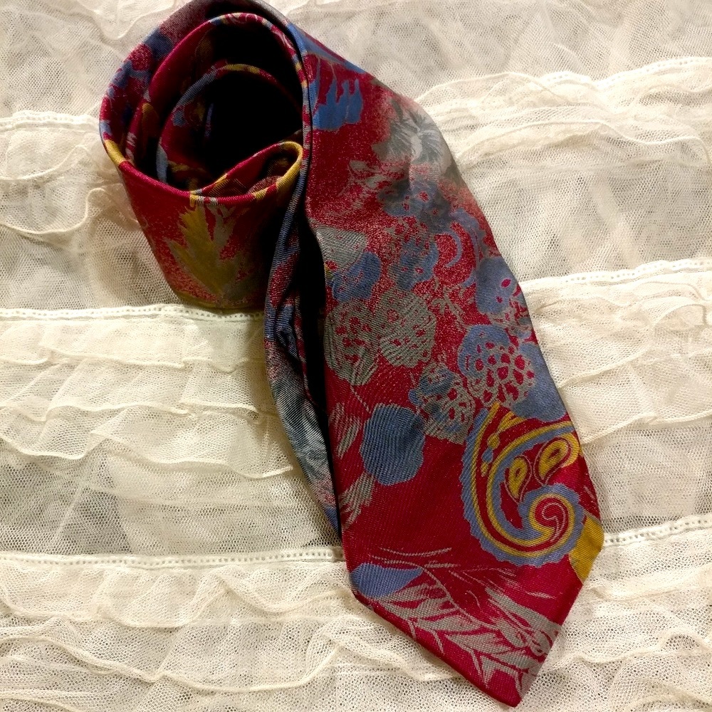 288 Turquoise Box - Enrico Guccini All Silk Necktie